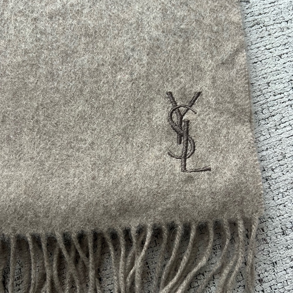 Yves Saint Laurent Wool Scarf